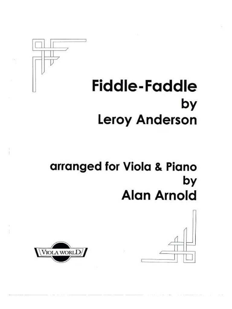 Fiddle-Faddle - Anderson Leroy - Partition