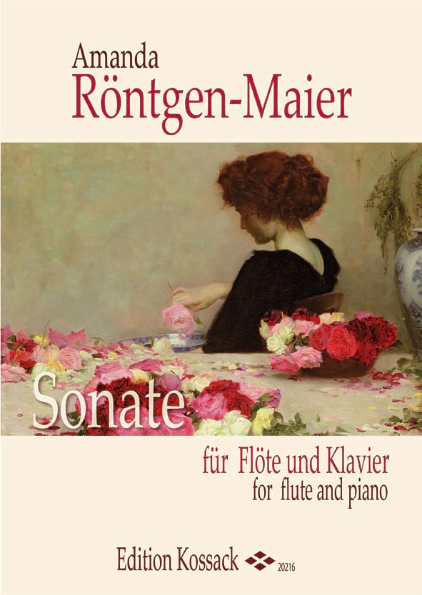 Sonate - Flûte et piano - Amanda Röntgen-Maier - Partition
