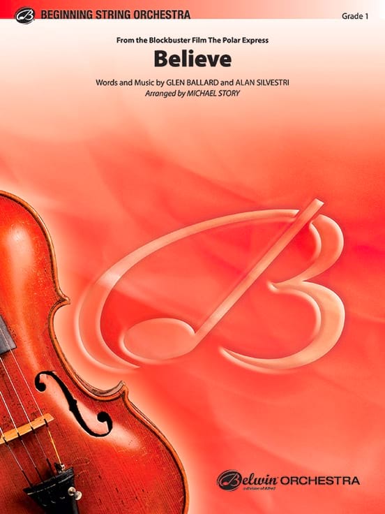 Believe from Polar Express (str orch) - Silvestri A arr. Story M