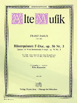 Bläserquintett F-Dur op. 56 Nr. 3 - Stimmen - Franz Danzi - Partition