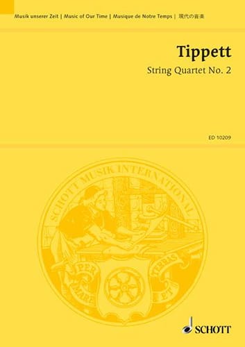 String quartet n° 2 - Score - Michael Tippett - Partition