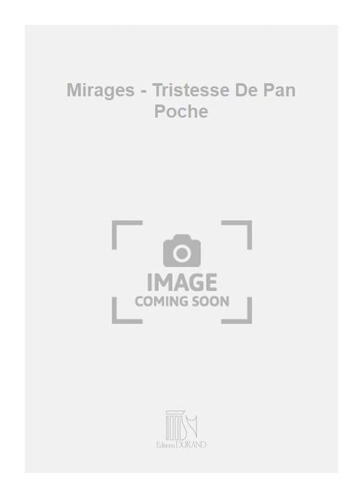 Mirages - Tristesse de Pan Florent Schmitt Partition Petit format
