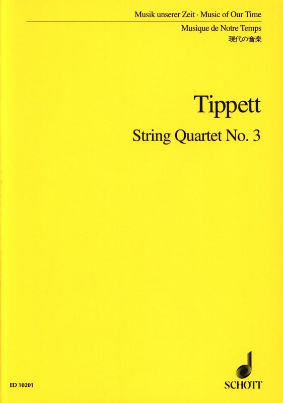 String quartet n° 3 - Score - Michael Tippett - Partition