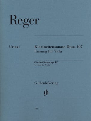 Sonate pour clarinette op. 107 - Version pour alto et piano