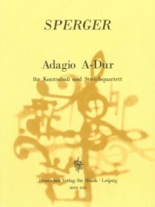 Adagio A-Dur - Kontrabass u. Streichquartett - Johann Matthias Sperger