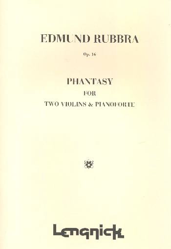Phantasy Opus 16 Edmund Rubbra Partition Trios