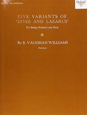 Five Variants on Dives and Lazarus - Study score - WILLIAMS VAUGHAN