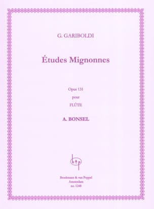 Etudes mignonnes op. 131 GARIBOLDI Partition Flûte traversière