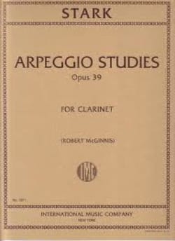 Arpeggio Studies op. 39 Robert Stark Partition Clarinette