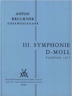 Symphonie Nr. 3 d-moll 1877 BRUCKNER Partition Petit format