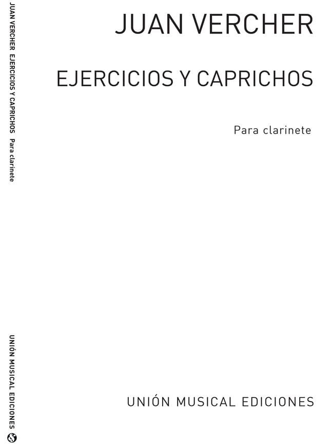 Ejercicios y Caprichos Juan Vercher Partition Clarinette