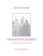 Concertante Quartet - Score Arnold Cooke Partition Clarinette