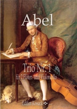 Trio N° 1 - 2 Flûtes et violoncelle - Carl Friedrich Abel - Partition