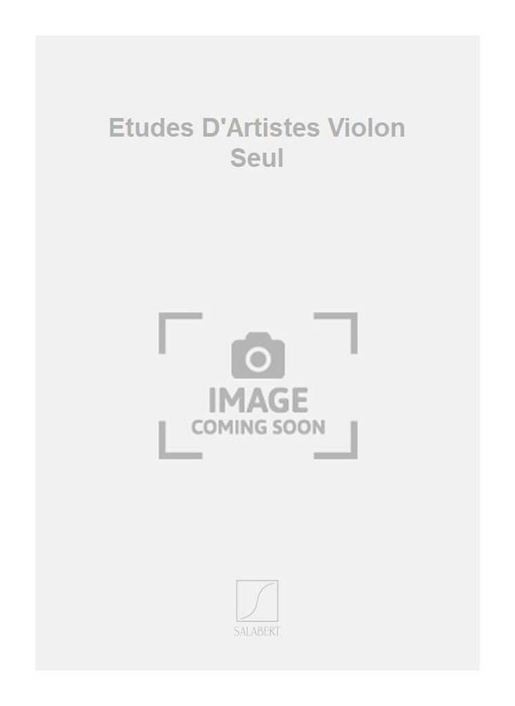Etudes d'artistes op. 36 n° 3 MAZAS Partition Violon