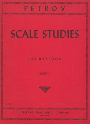 Scale studies - Bassoon I. A. Petrov Partition Basson