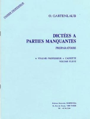 Dictées a parties manquantes - Préparatoire - prof + K7