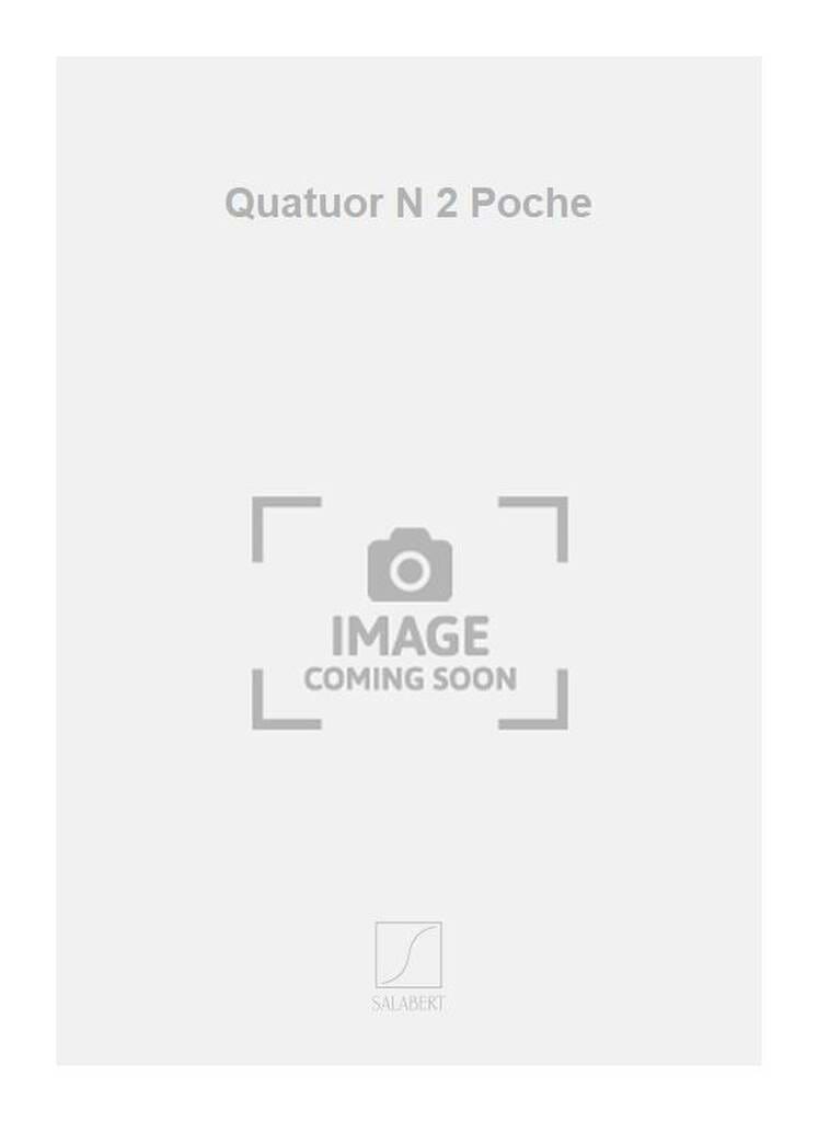 Quatuor à cordes n°2 poche Alexandre Tansman Partition