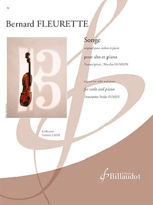 Songe - Alto Bernard Fleurette Partition Alto