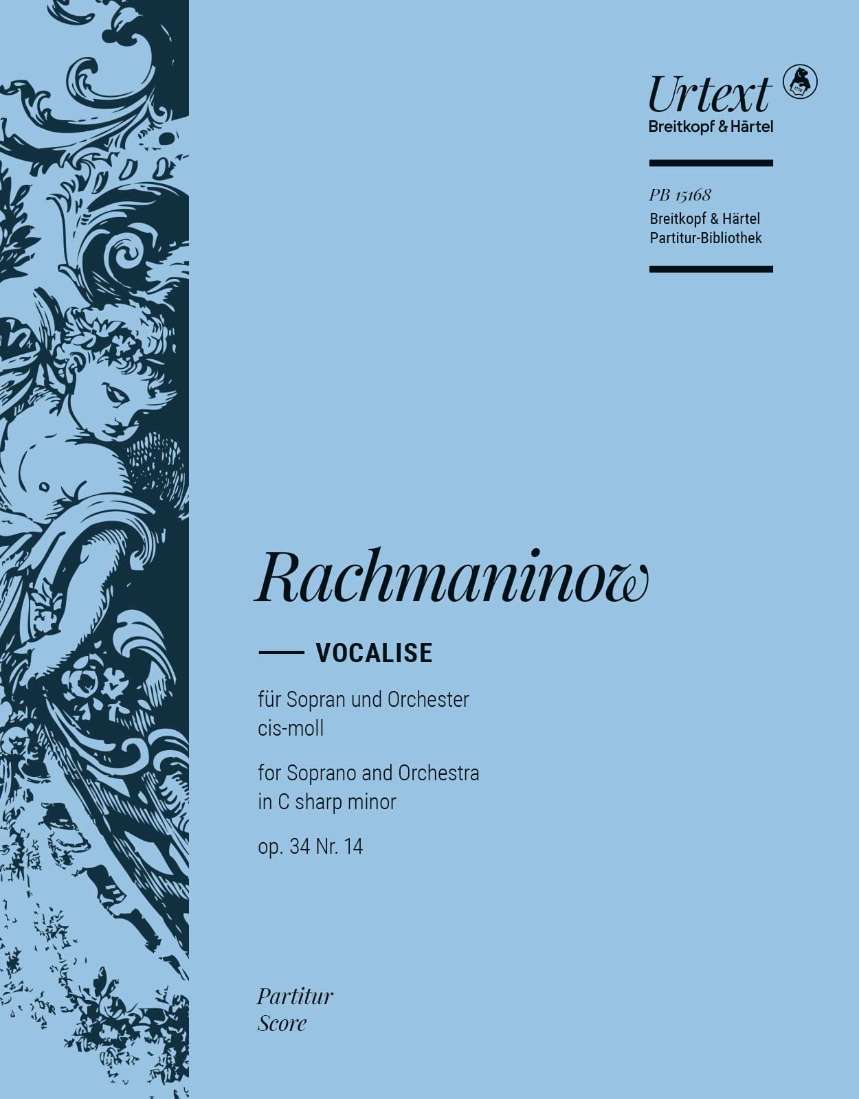 Vocalise Op.34 Nr.14 Sergei Rachmaninoff Partition Grand format