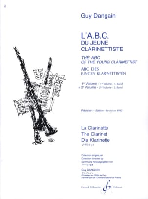 L'A.B.C. du jeune Clarinettiste - Volume 2 - Guy Dangain - Partition