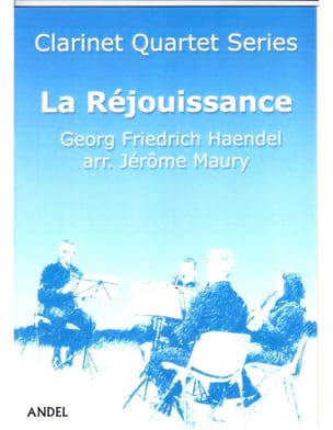 La Réjouissance HAENDEL Partition Clarinette