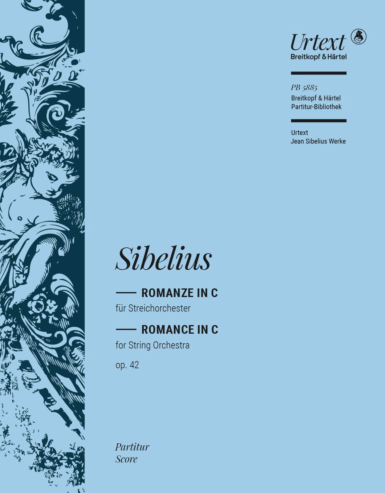 Romance en Ut Op. 42 SIBELIUS Partition Grand format