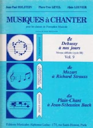 Musiques à chanter - Volume 9