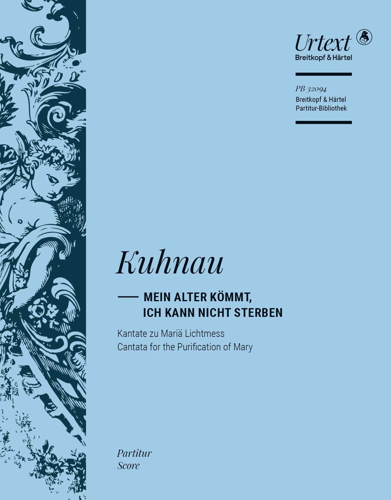 Mein Alter kömmt, ich kann nicht sterben - Johann Kuhnau - Partition