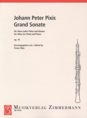 Grand Sonate Opus 35 - Hautbois et Piano - Johann Peter Pixis