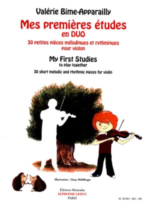 Mes premières études en Duo - 2 violons - Valérie Bime-Apparailly