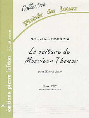 La voiture de monsieur thomas - Sébastien BOUDRIA - Partition