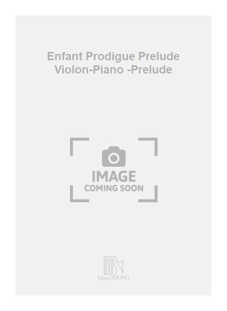 Prélude, Cortège et Air de danse Enfant prodigue - DEBUSSY - Partition