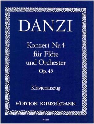 Concerto n° 4 op. 43 - Flute Franz Danzi Partition Flûte traversière