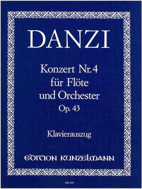 Concerto n° 4 op. 43 - Flute - Franz Danzi - Partition