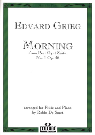Morning GRIEG Partition Flûte traversière