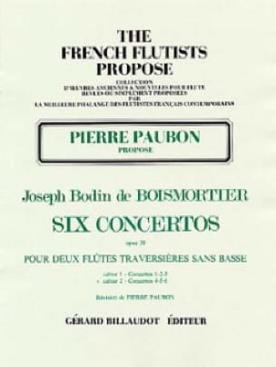 6 Concertos op. 38 Volume 2 - 2 Flûtes - BOISMORTIER - Partition