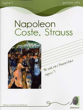 16 Valses favorites op 7 - Napoléon Coste - Partition