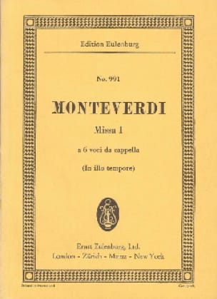 Messe Nr. 1 C-Dur MONTEVERDI Partition Petit format
