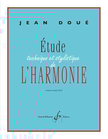 Etude Technique et Stylistique de l'Harmonie - Jean Doué - Partition