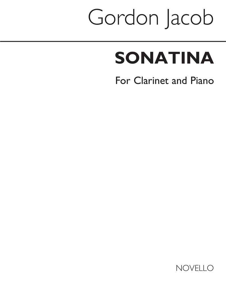 Sonatina - Clarinette Jacob Gordon Partition Clarinette