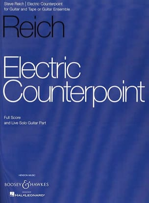 Electric Counterpoint - score + solo part - Steve Reich - Partition