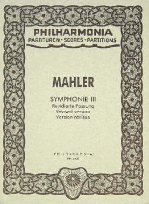Symphonie Nr. 3 - Partitur MAHLER Partition Petit format