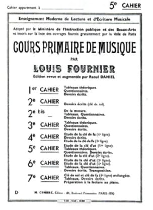 Cours primaire de musique n° 5 Louis Fournier Partition Solfèges