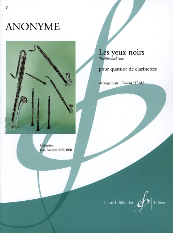 Les yeux noirs - Quatuor clarinettes Partition Clarinette