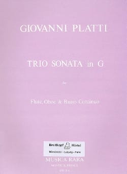 Trio Sonata in G - Flute oboe Bc - Giovanni Benedetto Platti