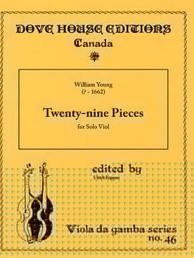Twenty-nine pieces - solo viole William Young Partition Viole de gambe