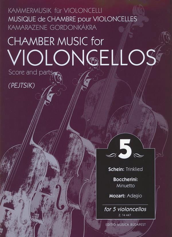 Chamber music for violoncellos - Volume 5 - Score + Parts