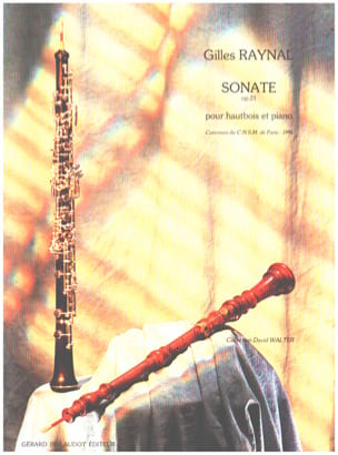 Sonate op. 21 Gilles Raynal Partition Hautbois