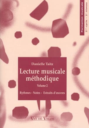 Lecture Musicale Méthodique Vol.2 Danielle Taitz Partition Solfèges