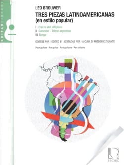 3 Piezas Latinoamericanas en estilo popular - Guitare - BROUWER